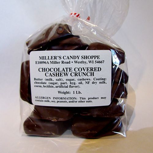 Chocolate Covered Cashew Crunch